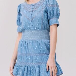 LoveShackFancy Jaislyn Mini Dress - XL